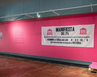 MANIFIESTA DEL 2% Laboratoria Mujeres Accionando Museos